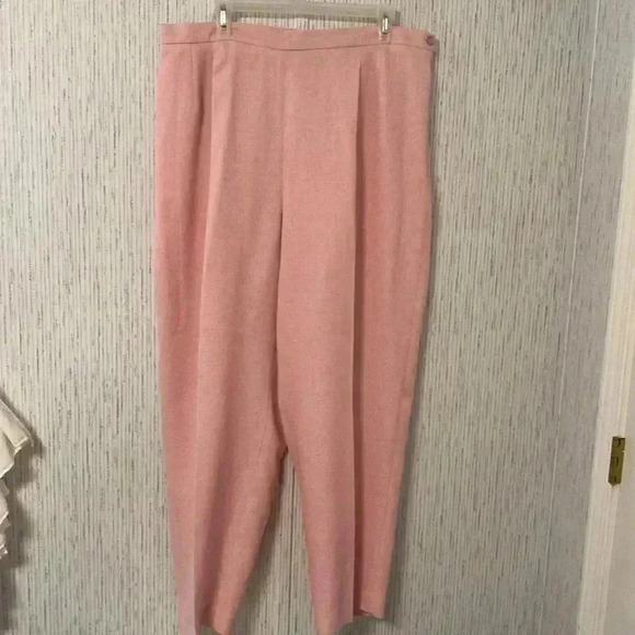 Women’s JUDITH HART Dress Slacks Pink  Size 18W - Picture 1 of 8